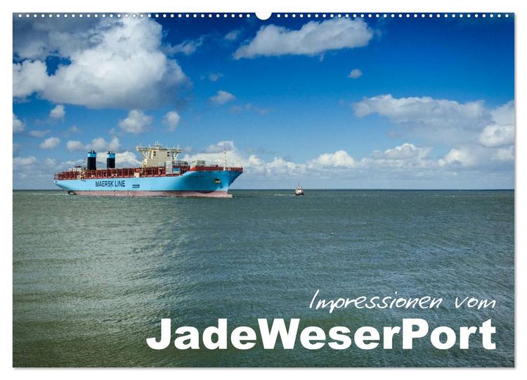 Produktbild: Impressionen vom JadeWeserPort (Wandkalender 2026 DIN A2 quer), CALVENDO Monatskalender