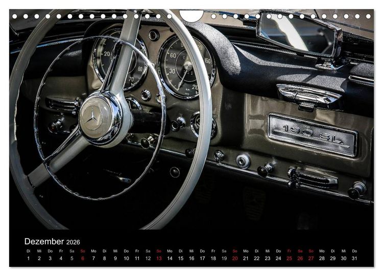 Produktbild: Oldtimer inside (Wandkalender 2026 DIN A4 quer), CALVENDO Monatskalender