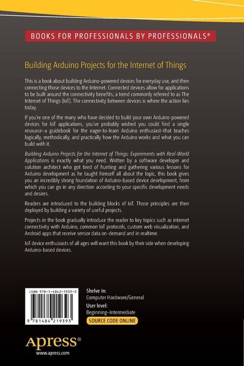 Produktbild: Building Arduino Projects for the Internet of Things