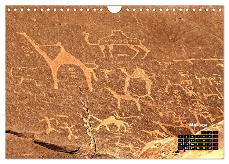 Produktbild: Jordanien. K&ouml;nigreich in der W&uuml;ste (Wandkalender 2026 DIN A4 quer), CALVENDO Monatskalender