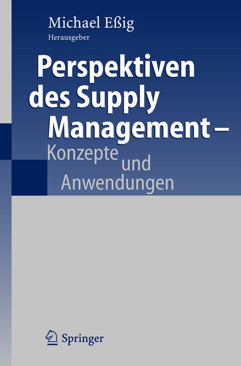 Produktbild: Perspektiven des Supply Management