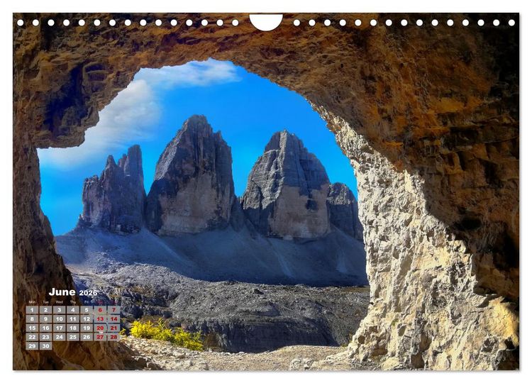 Produktbild: Natural Wonders, Fascinating Places in The World (Wall Calendar 2026 DIN A4 landscape), CALVENDO 12 Month Wall Calendar