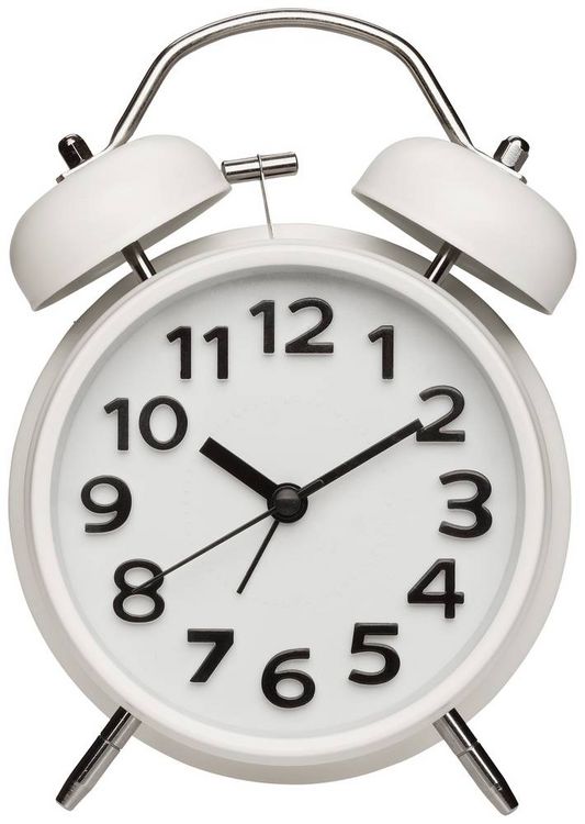Produktbild: TFA Dostmann 60.1040.02 Quarz Wecker Wei&szlig; Alarmzeiten 1 Leisegang-Uhrwerk