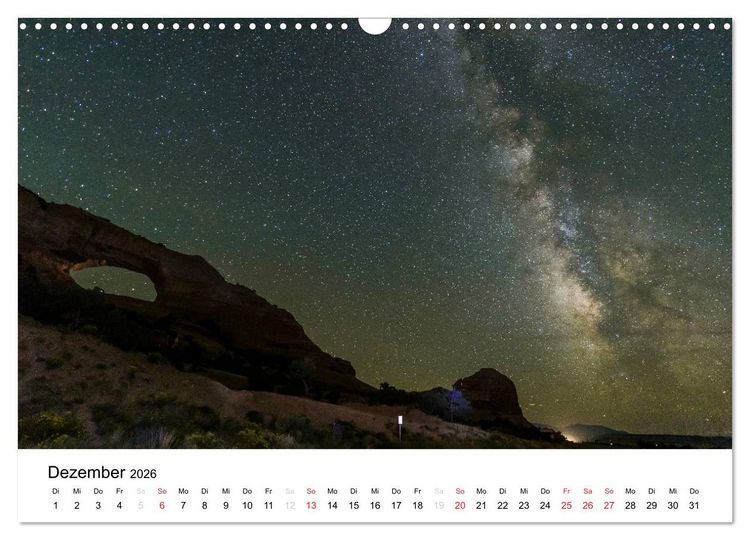 Produktbild: Nationalparks in Utah (Wandkalender 2026 DIN A3 quer), CALVENDO Monatskalender