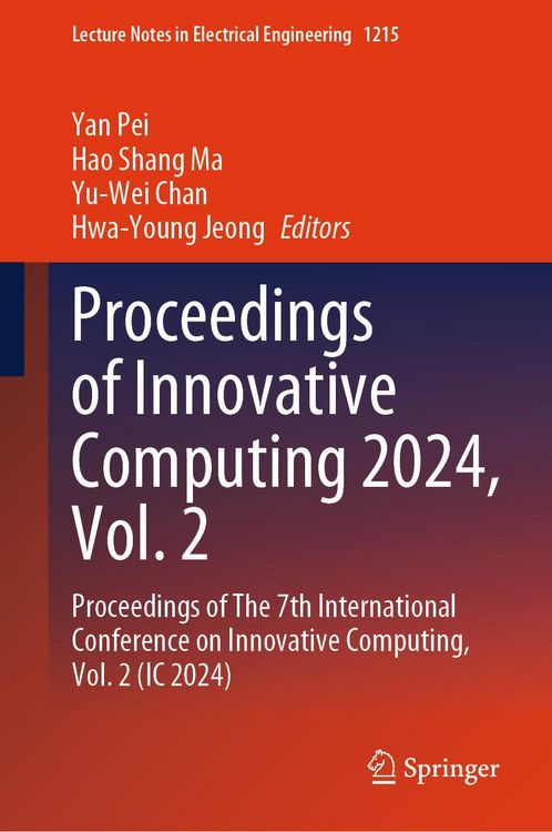 Produktbild: Proceedings of Innovative Computing 2024, Vol. 2