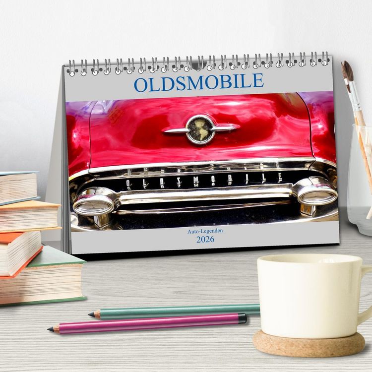 Produktbild: OLDSMOBILE - Auto-Legenden (Tischkalender 2026 DIN A5 quer), CALVENDO Monatskalender