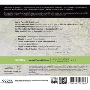 Produktbild: Pakistan: Nusrat Fateh Ali Khan: En concert ... Pari