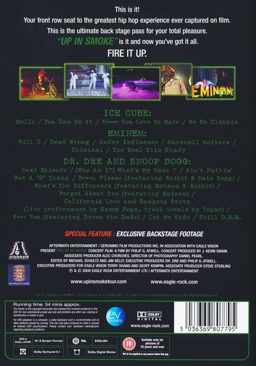Produktbild: The Up In Smoke Tour