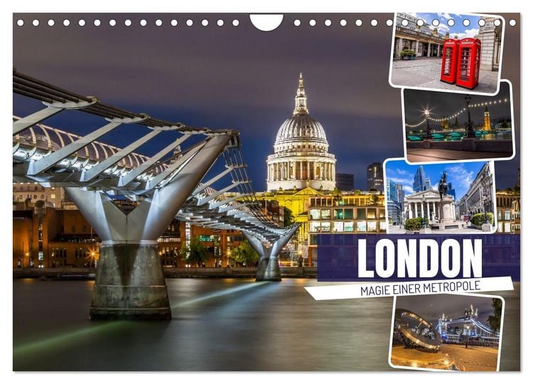 Produktbild: LONDON Magie einer Metropole (Wandkalender 2026 DIN A4 quer), CALVENDO Monatskalender
