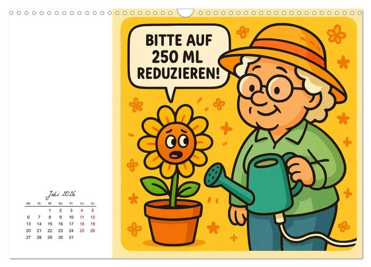 Produktbild: Job-Chaos total - voll Panne, voll verpeilt (Wandkalender 2026 DIN A3 quer), CALVENDO Monatskalender