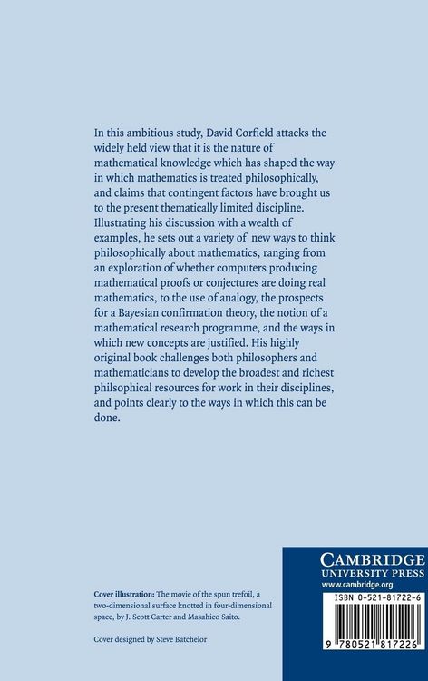 Produktbild: Towards a Philosophy of Real Mathematics