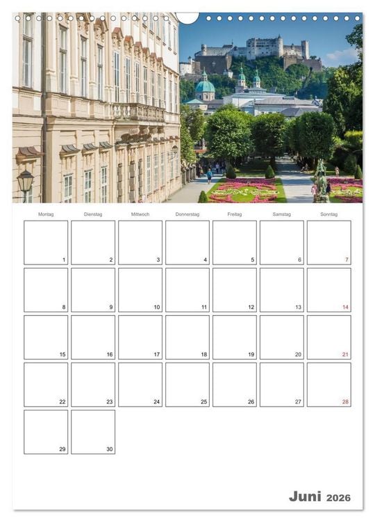Produktbild: Bezauberndes SALZBURG / Terminplaner (Wandkalender 2026 DIN A3 hoch), CALVENDO Monatskalender