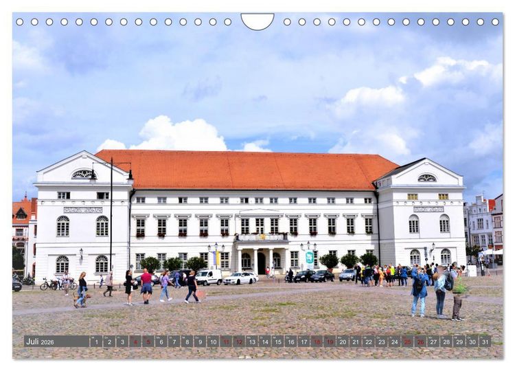 Produktbild: WISMAR die Hanststadt (Wandkalender 2026 DIN A4 quer), CALVENDO Monatskalender