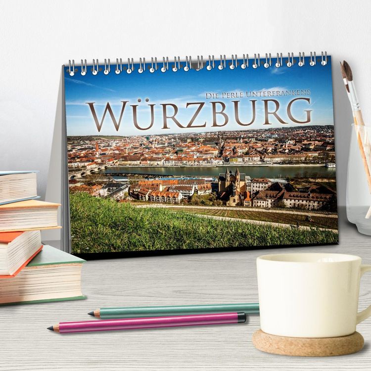 Produktbild: W&uuml;rzburg - Die Perle Unterfrankens (Tischkalender 2026 DIN A5 quer), CALVENDO Monatskalender