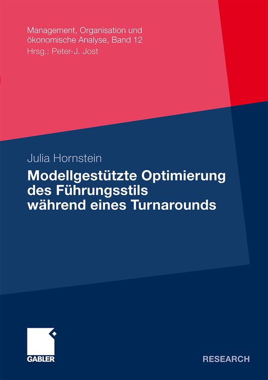 Produktbild: Modellgestütze Optimierung des Führungsstils während eines Turnarounds