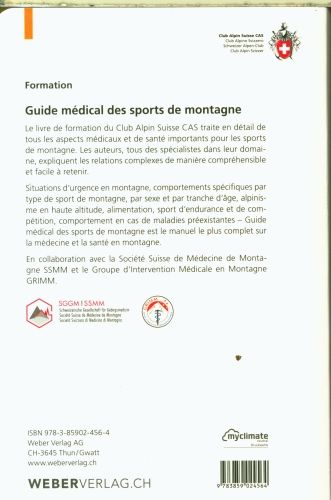 Produktbild: Guide m&eacute;dical des sports de montagne