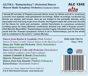 Produktbild: Kamarinskaya-T&auml;nze f&uuml;r Orchester