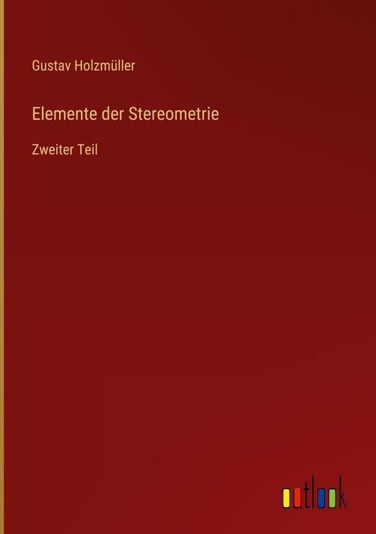 Produktbild: Elemente der Stereometrie