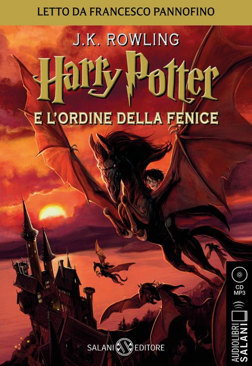 Produktbild: Harry Potter e l'Ordine della Fenice letto da Francesco Pannofino. Audiolibro. CD Audio formato MP3