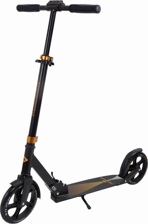 Produktbild: Schildkr&ouml;t City Scooter Street Master 2.0. Matt Black - Gold 200mm