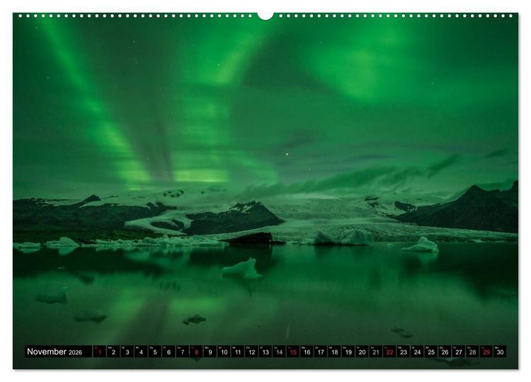 Produktbild: Faszination Licht am Polarkreis (Wandkalender 2026 DIN A2 quer), CALVENDO Monatskalender