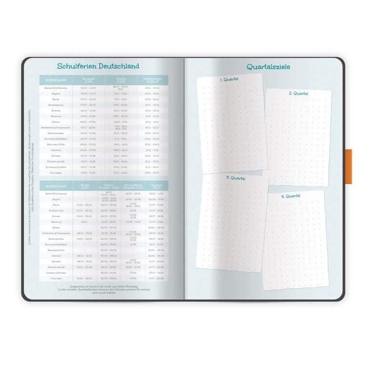 Produktbild: TR&Ouml;TSCH - Sch&uuml;lerkalender Specials mit Gummiband und Stifthalter Uni Black 26/27