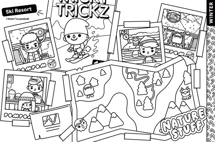 Produktbild: Toca Boca Dream Life Colouring Book