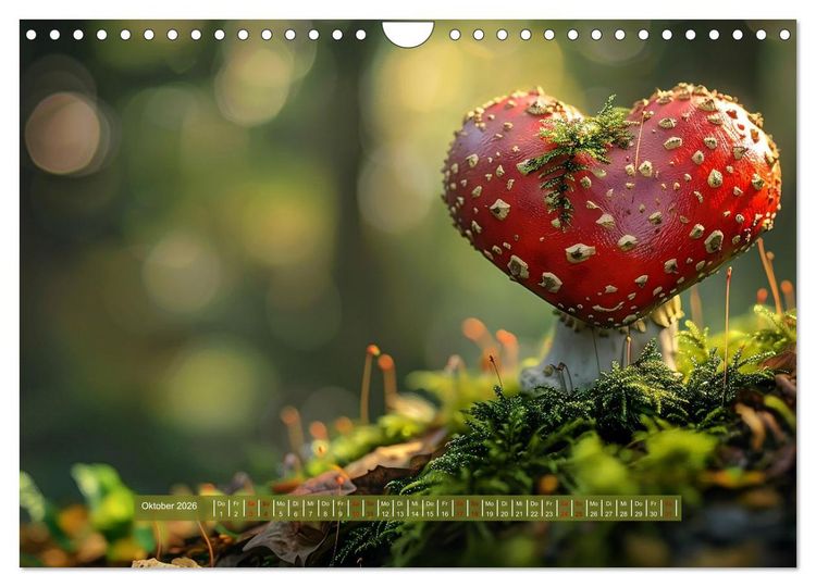 Produktbild: Mit dem Herzen der Natur (Wandkalender 2026 DIN A4 quer), CALVENDO Monatskalender