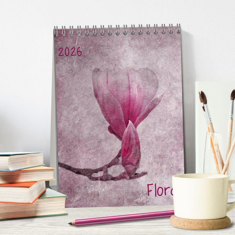 Produktbild: Flora (Tischkalender 2026 DIN A5 hoch), CALVENDO Monatskalender