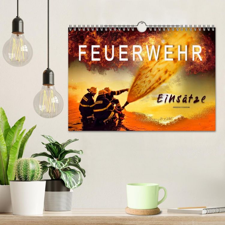 Produktbild: Feuerwehr - Eins&auml;tze (Wandkalender 2026 DIN A4 quer), CALVENDO Monatskalender