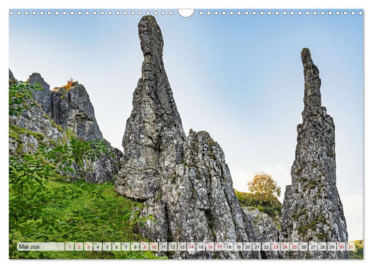 Produktbild: Wandern auf der &ouml;stlichen Schw&auml;bischen Alb (Wandkalender 2026 DIN A3 quer), CALVENDO Monatskalender