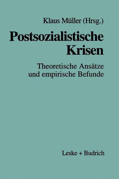 Produktbild: Postsozialistische Krisen