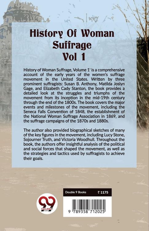 Produktbild: History of Woman Suffrage