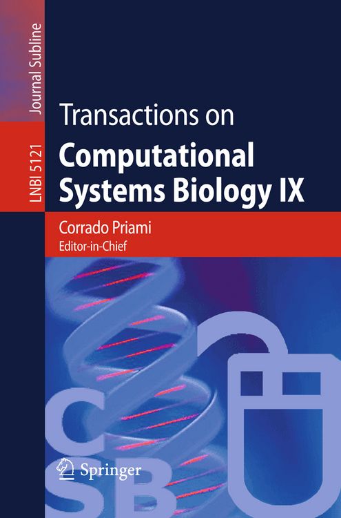 Produktbild: Transactions on Computational Systems Biology IX