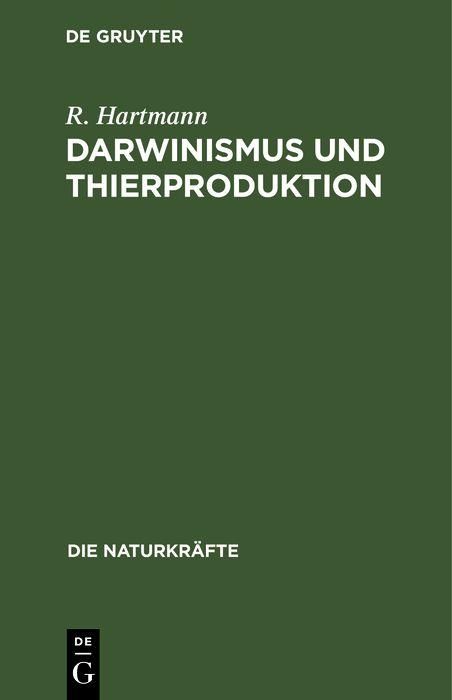 Produktbild: Darwinismus und Thierproduktion