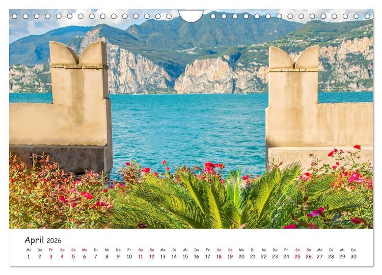 Produktbild: Malcesine am Gardasee (Wandkalender 2026 DIN A4 quer), CALVENDO Monatskalender