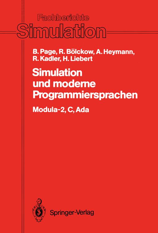 Produktbild: Simulation und moderne Programmiersprachen