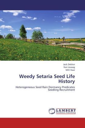Produktbild: Dekker, J: Weedy Setaria Seed Life History