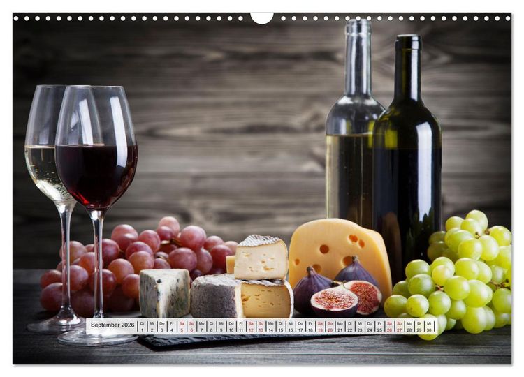 Produktbild: Mediterrane K&uuml;che - Gesund & Lecker (Wandkalender 2026 DIN A3 quer), CALVENDO Monatskalender