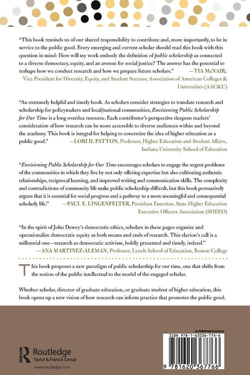 Produktbild: Envisioning Public Scholarship for Our Time
