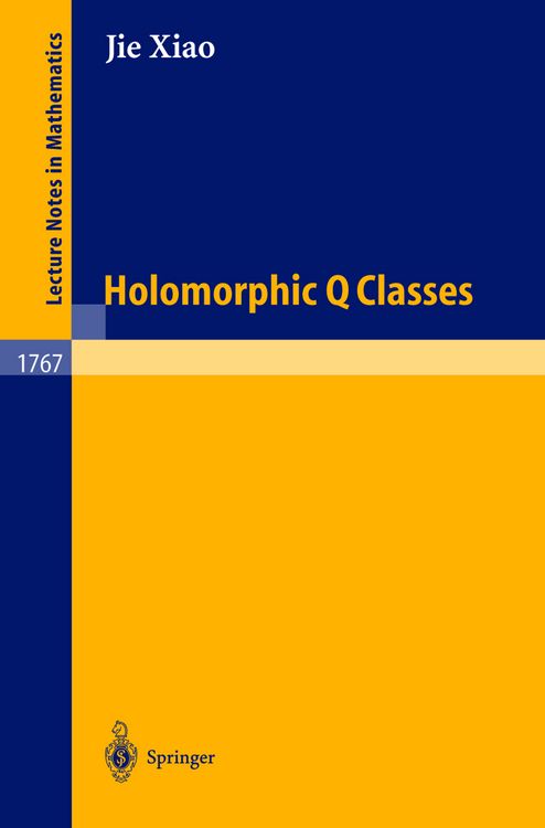 Produktbild: Holomorphic Q Classes