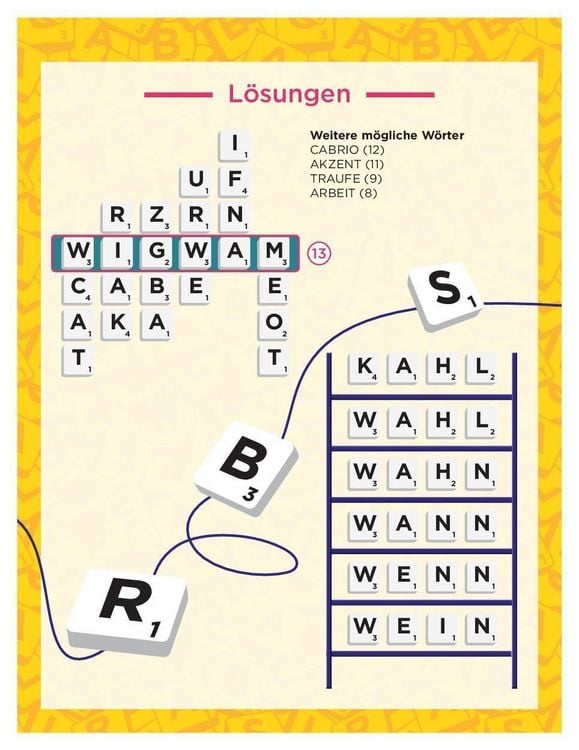 Produktbild: Scrabble&trade;-R&auml;tselblock "to go"
