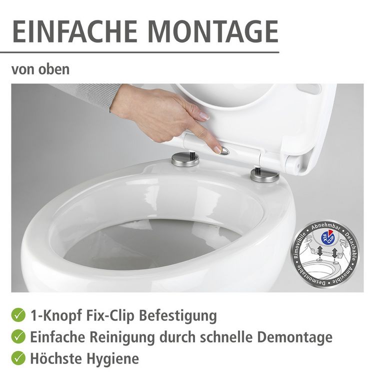 Produktbild: WC-Sitz Boat High Gloss, aus bruchstabilem Thermoplast
