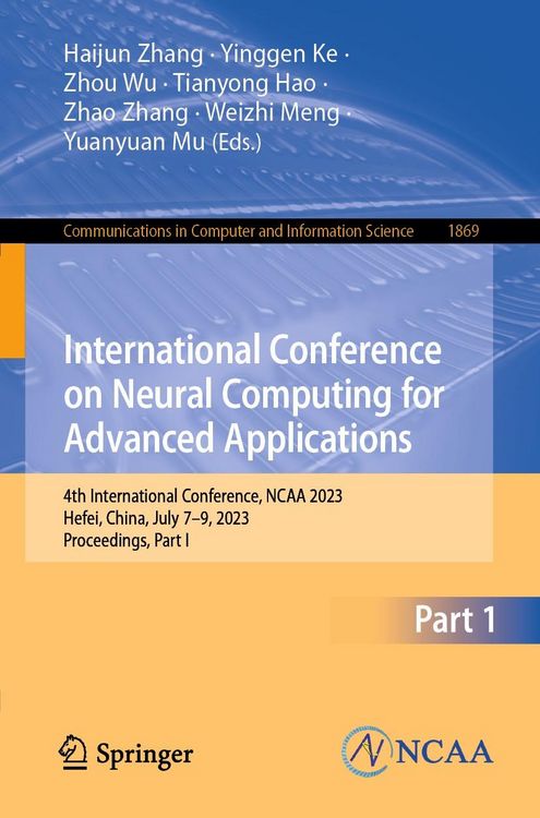 Produktbild: International Conference on Neural Computing for Advanced Applications
