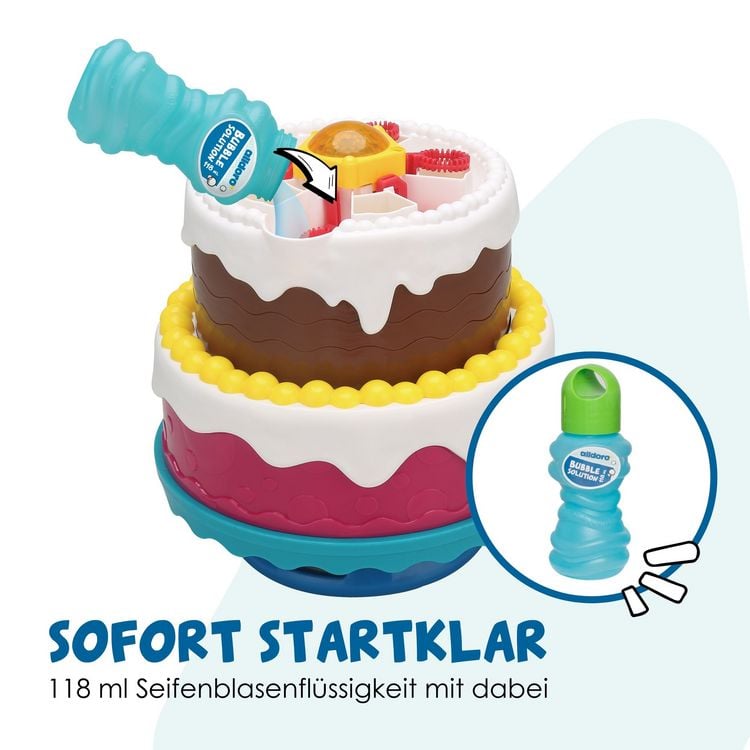 Produktbild: alldoro - Seifenblasenmaschine Torte