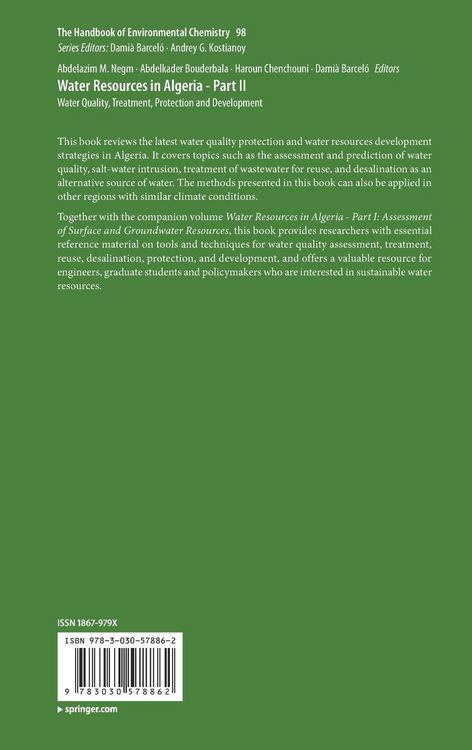 Produktbild: Water Resources in Algeria - Part II