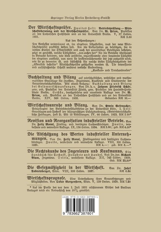 Produktbild: Der Beruf des Wirtschaftspr&uuml;fers