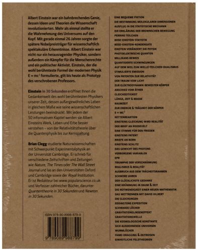 Produktbild: Einstein in 30 Sekunden