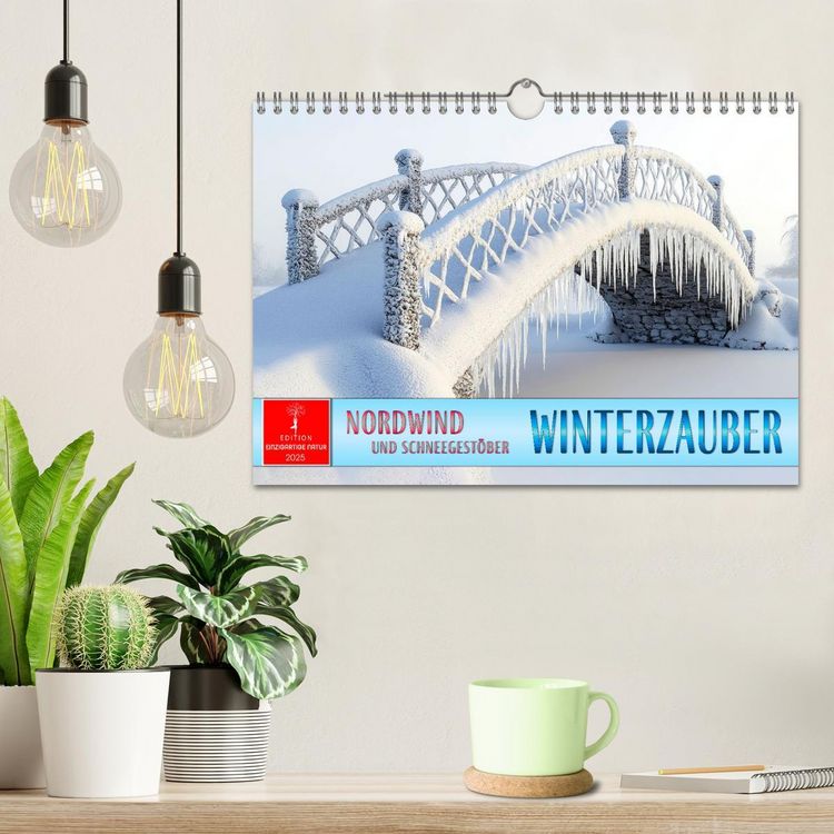 Produktbild: Winterzauber - Nordwind und Schneegest&ouml;ber (Wandkalender 2026 DIN A4 quer), CALVENDO Monatskalender