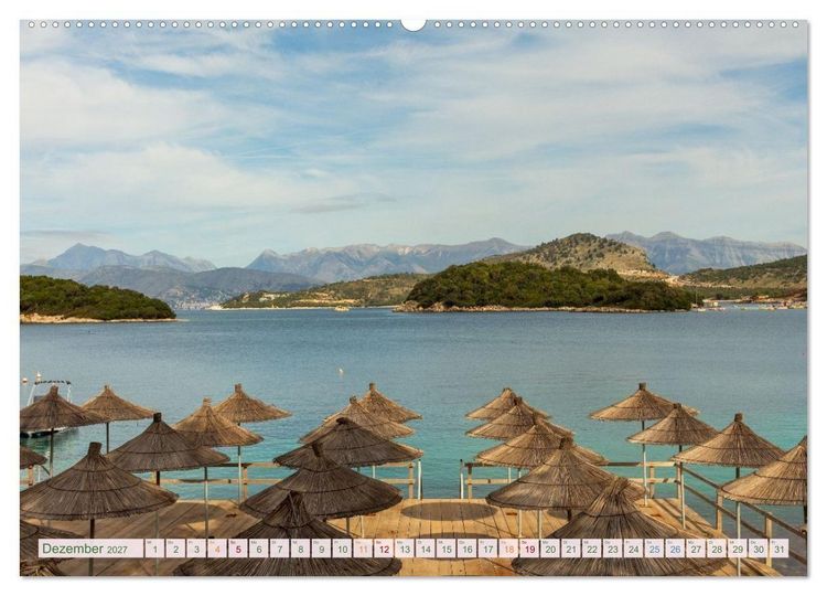 Produktbild: Reisen durch Albanien - Magische Landschaften zwischen Bergen und Meer (hochwertiger Premium Wandkalender 2027 DIN A2 quer), Kunstdruck in Hochglanz